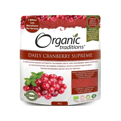 Organic Traditions Probiotic Cranberry Supreme 